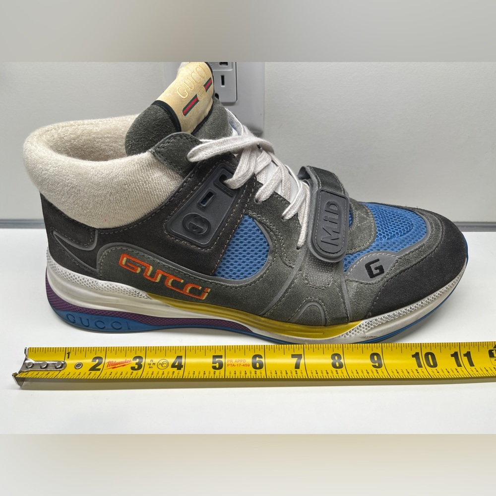 Gucci Ultrapace Men’s Leather & Mesh sneaker